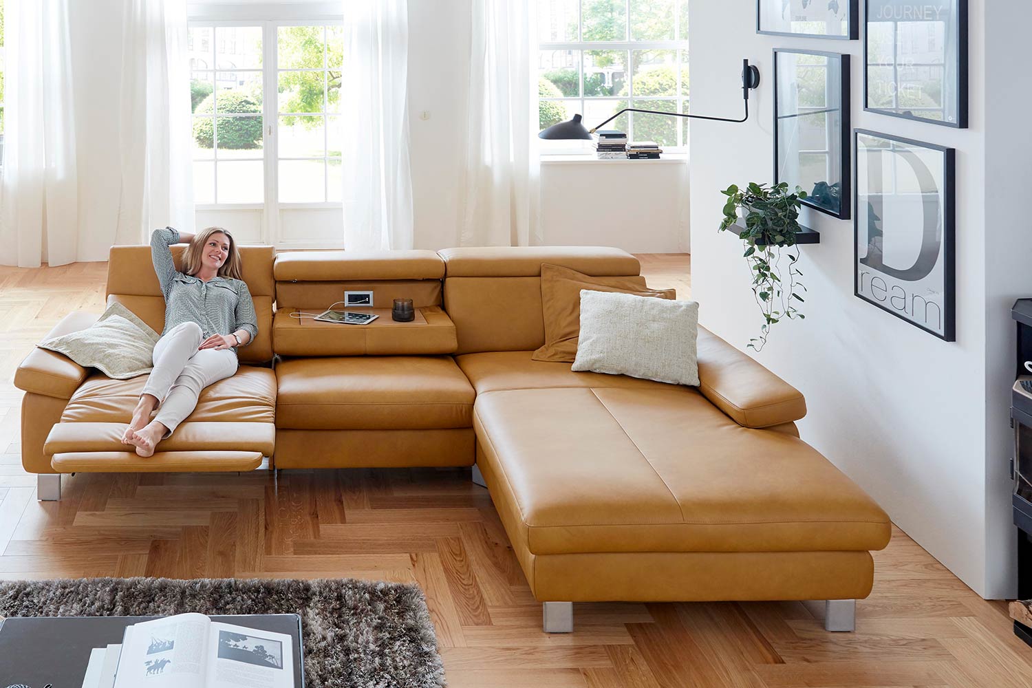 Ecksofa Triest viele Funktionen möglich