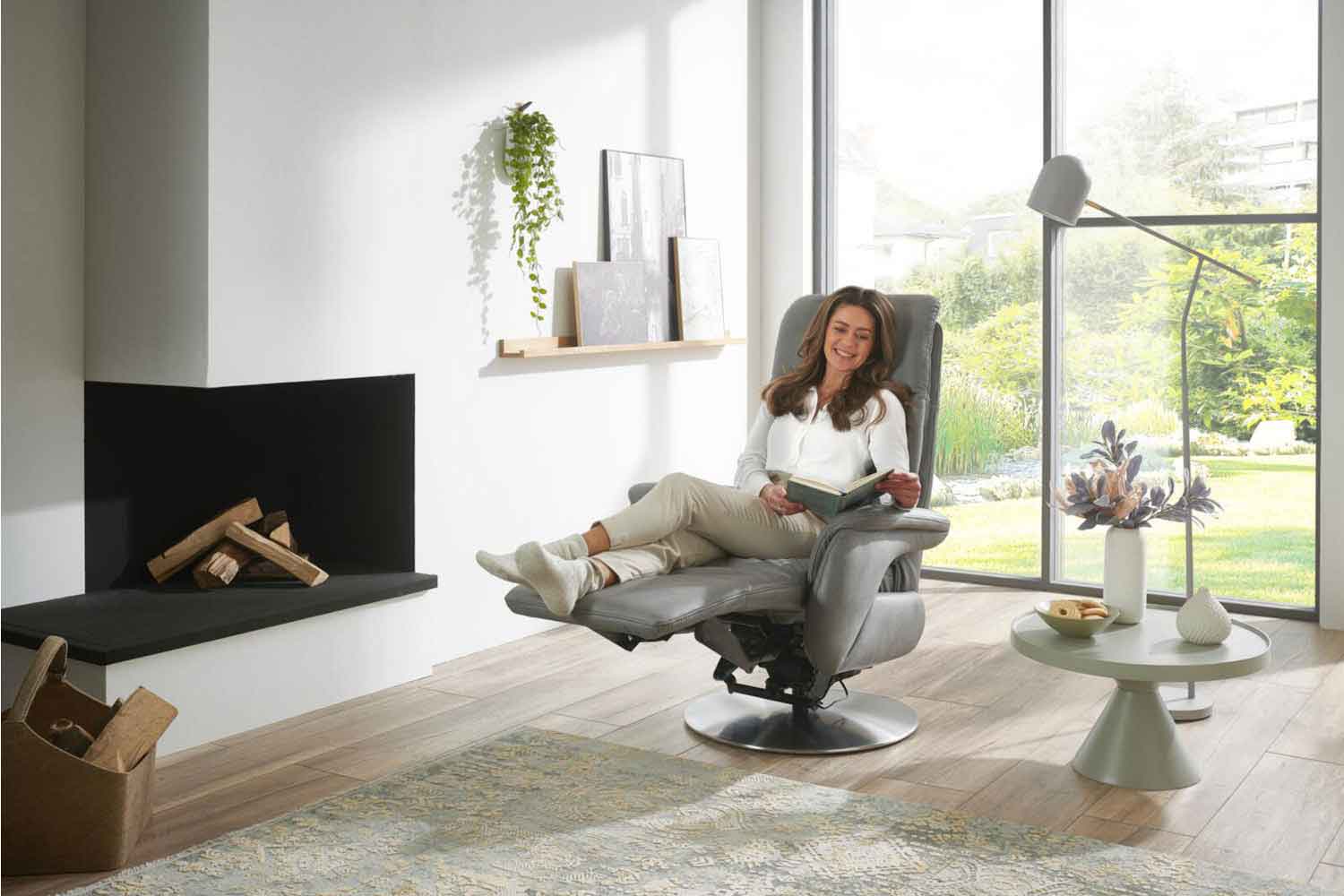 Relaxsessel inkl. Relaxfunktion in Leder