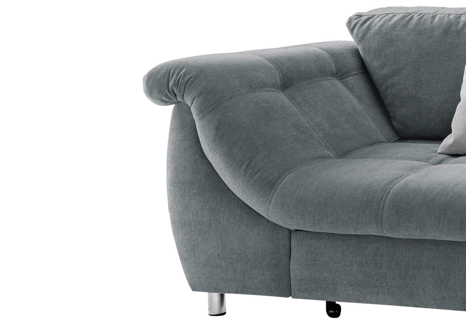 Ecksofa Agira in Stoff 