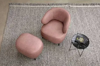 Himolla Cocktailsessel in Leder