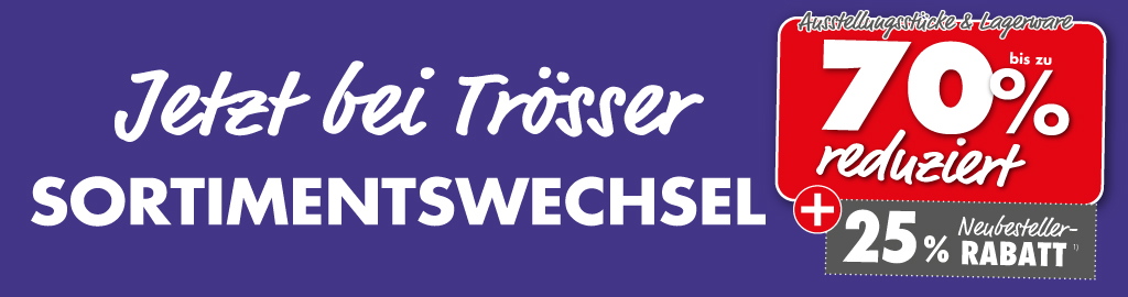 70 prozent Sortimentswechsel bei troesser (filiale mobil)