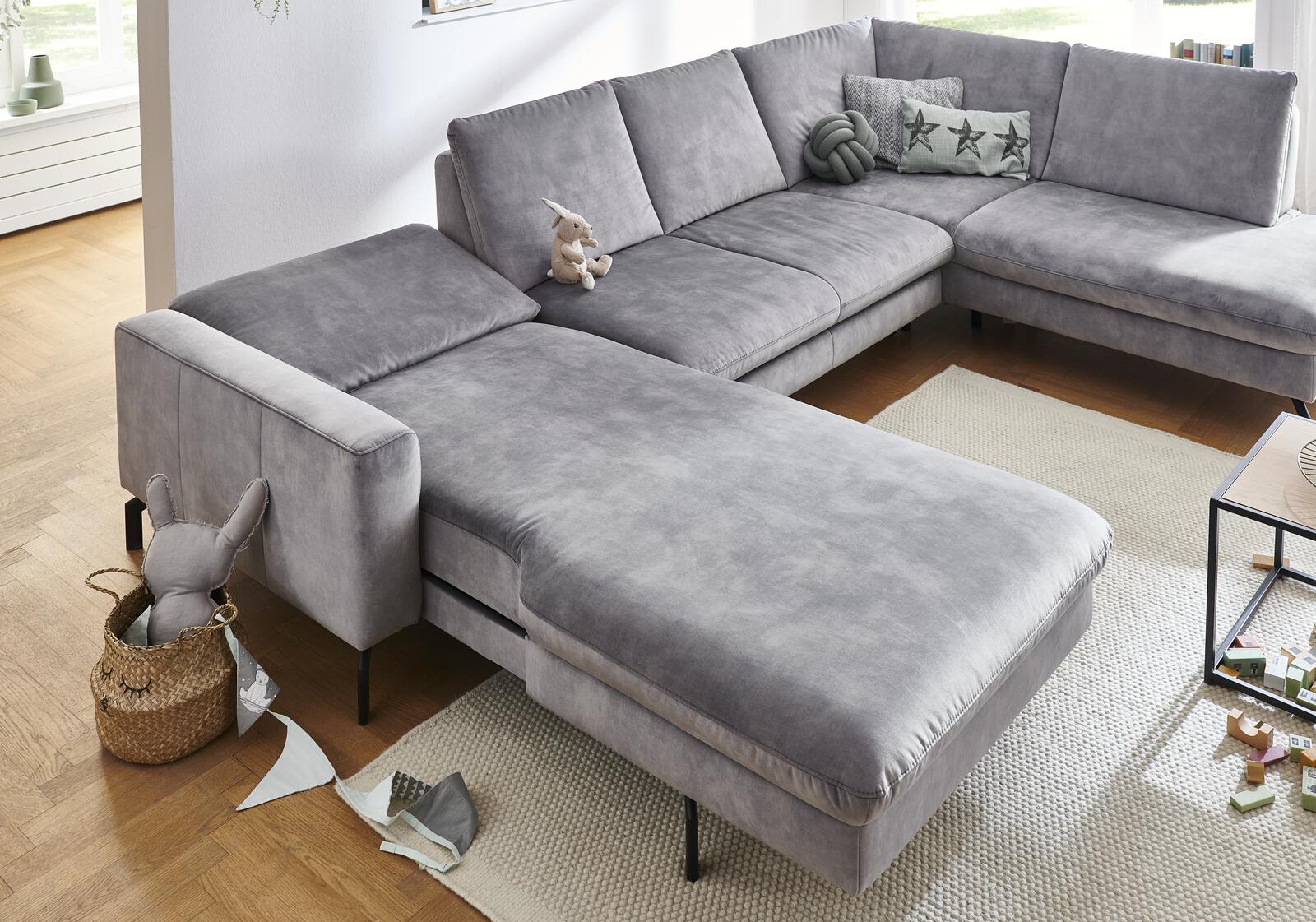 Modulmaster Wohnlandschaft Tailor in Stoff