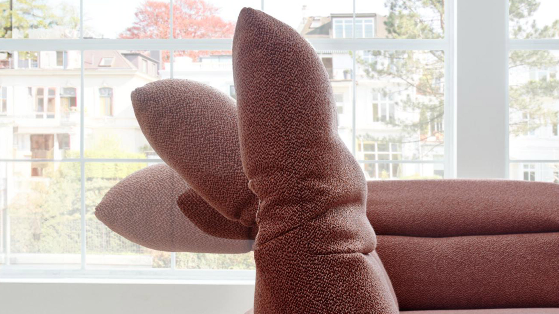 Himolla Ecksofa inkl. manueller Kopfteil-und Armteilverstellung in Stoff 