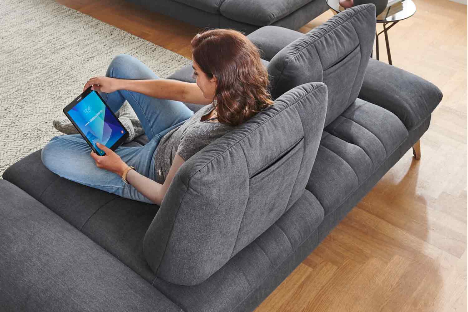 Sofa-Kombination Liverpool inkl. Schwenkrücken