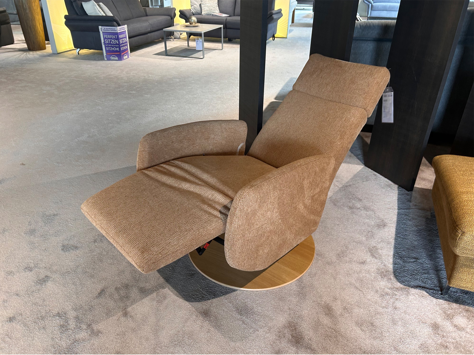 Relaxsessel inkl. manueller Relaxfunktion in Stoff -0744000801-35WW-A