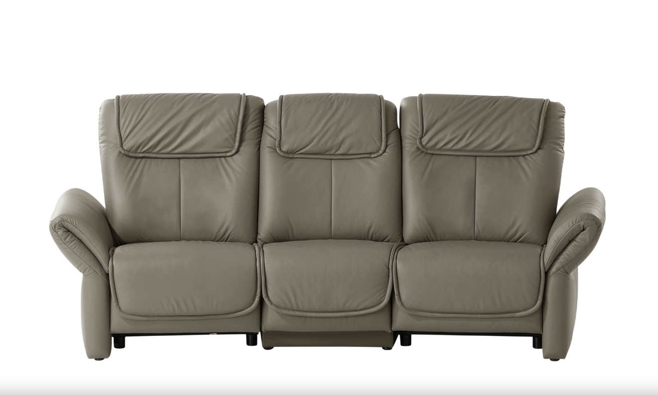 Musterring Leder Garnitur MR 380 motorische Relaxfunktion Elephant 3 Sitzer