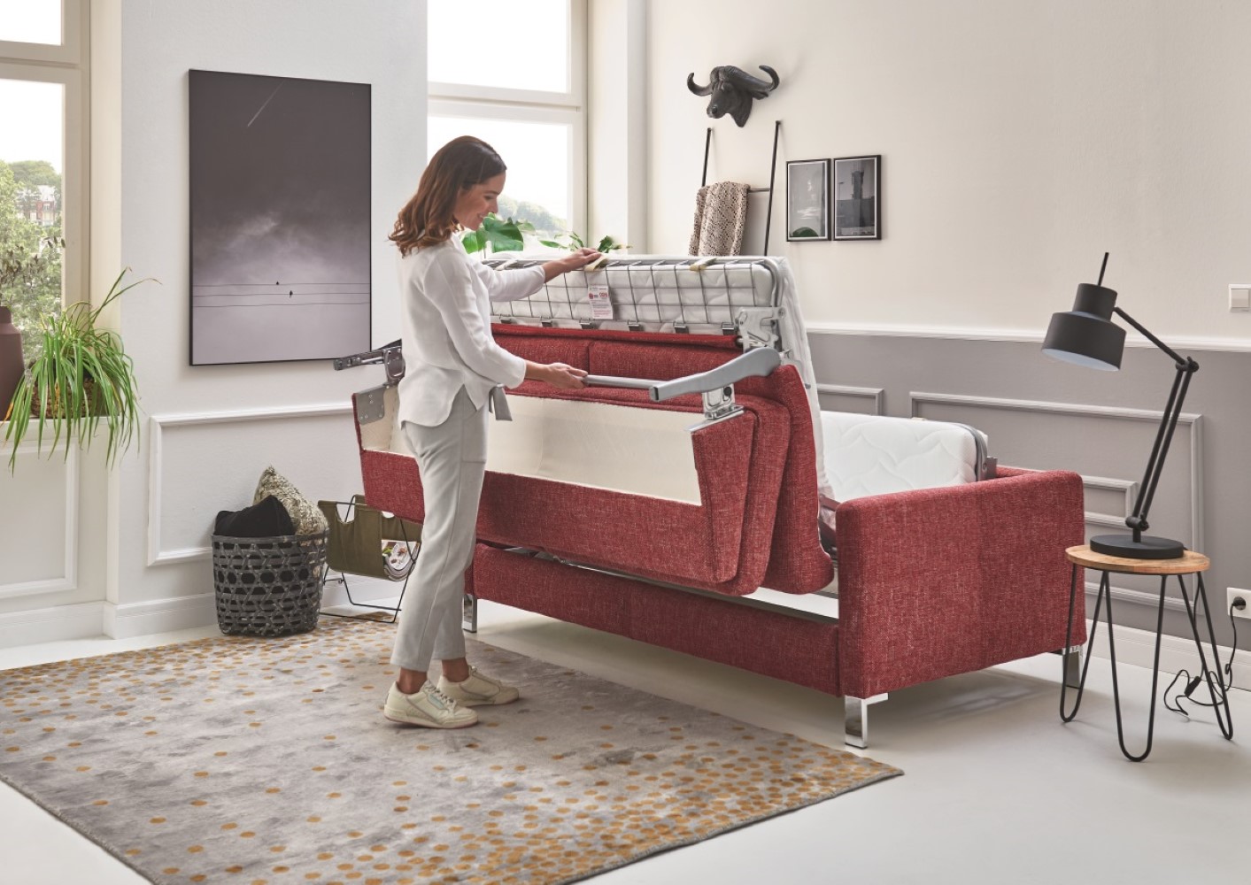 Schlafsofa Daisy mit Kaltschaummatratze