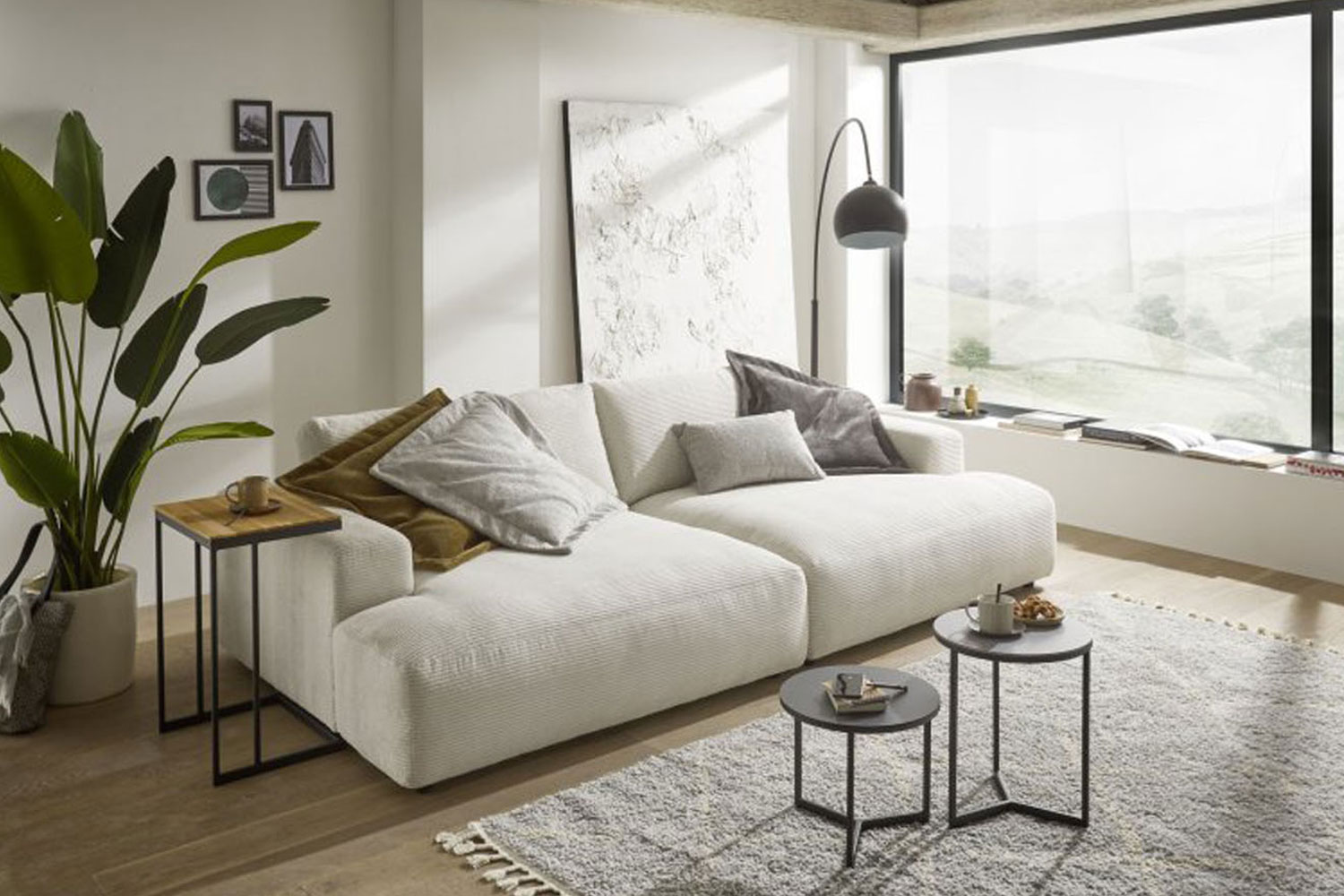 Gallery M Einzelsofa LUCIA in Trendstoff Cord