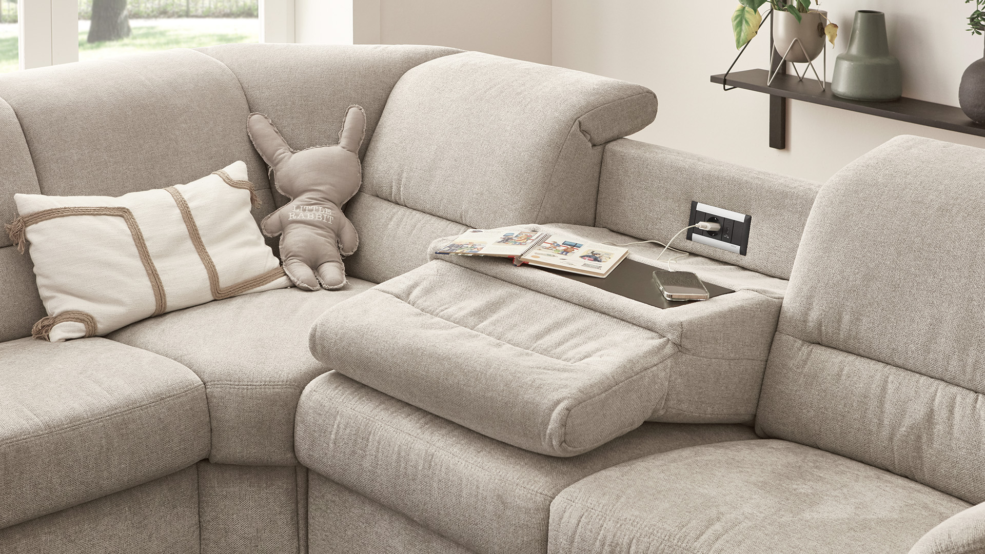Modulmaster Wohnlandschaft Cosmos High im EcoTouch Stoff Modulmaster Wohnlandschaft Cosmos High im EcoTouch Stoff