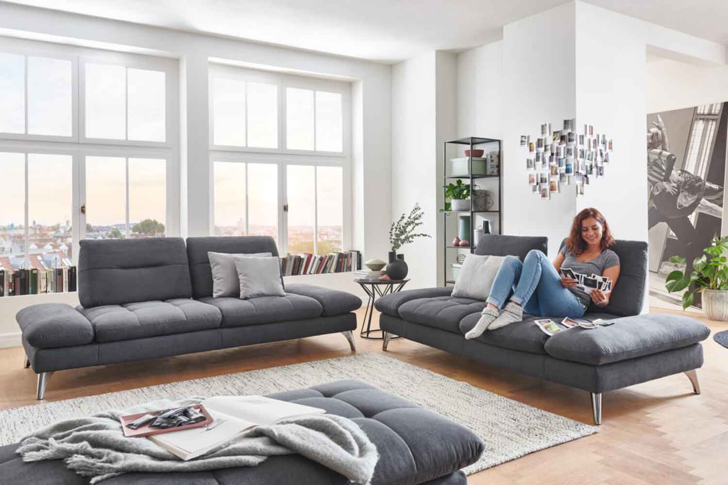 Sofa-Kombination Liverpool inkl. Schwenkrücken