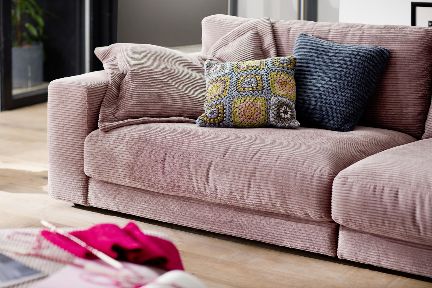 Cord Bigsofa Candy Seventies Vintage XXL