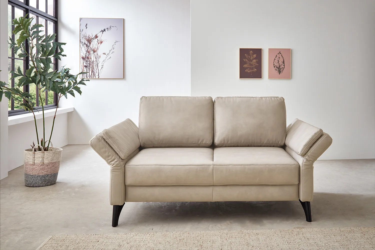 Schlafsofa in Stoff mit Easy Lift Funktion