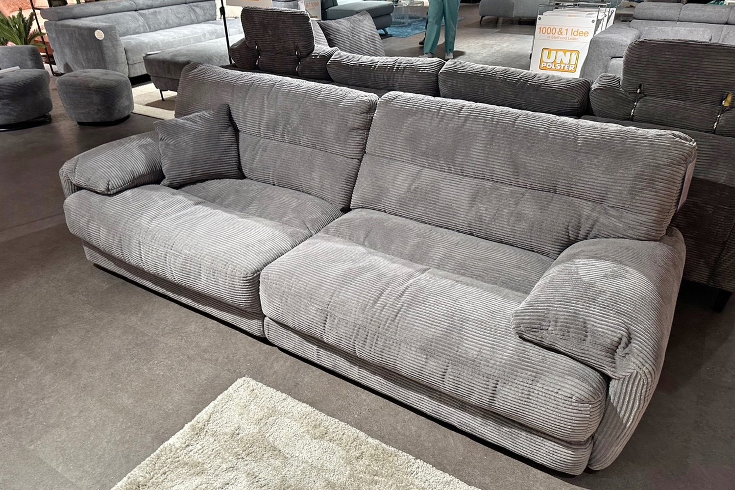Cuoio Big Sofa in Trendstoff Cord-0597100200-01WW-A