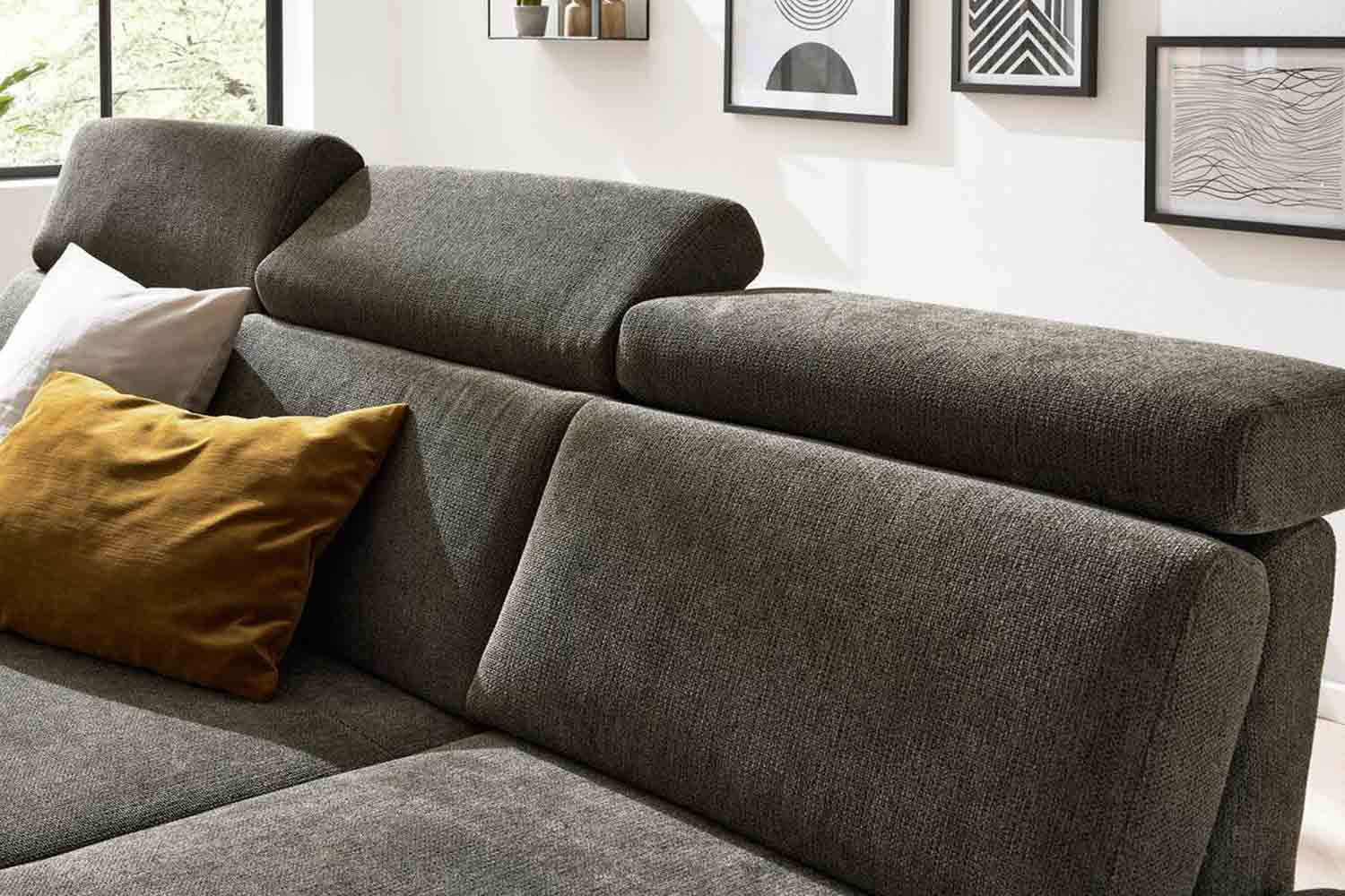 Interliving Ecksofa IL 4254 mit Sitztiefenverstellung Stoff 