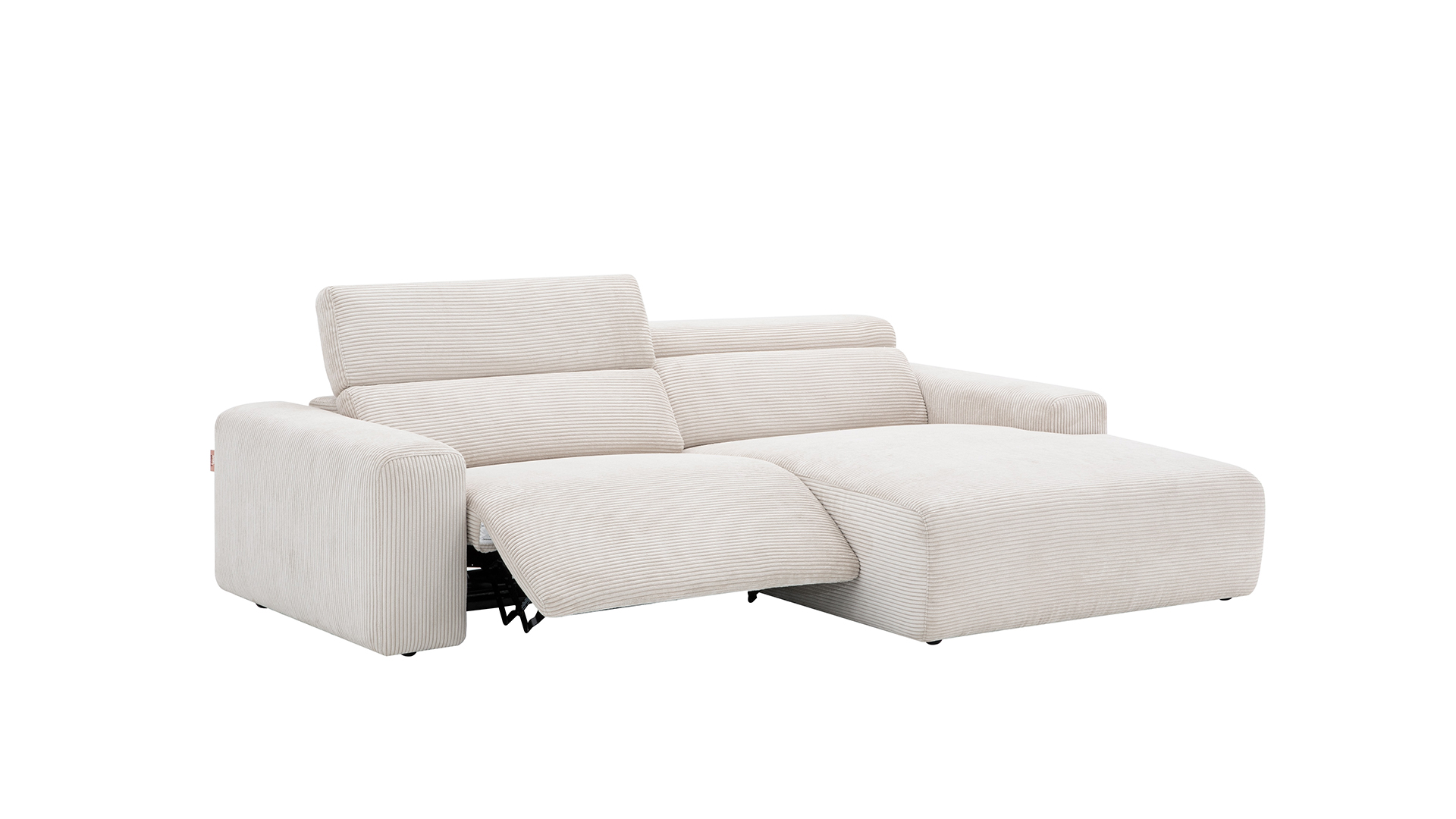 Ecksofa Best Buddy mit motorischer XXL-Relaxfunktion in Trendstoff Cord Ecksofa Best Buddy mit motorischer XXL-Relaxfunktion in Trendstoff Cord-05971026WW