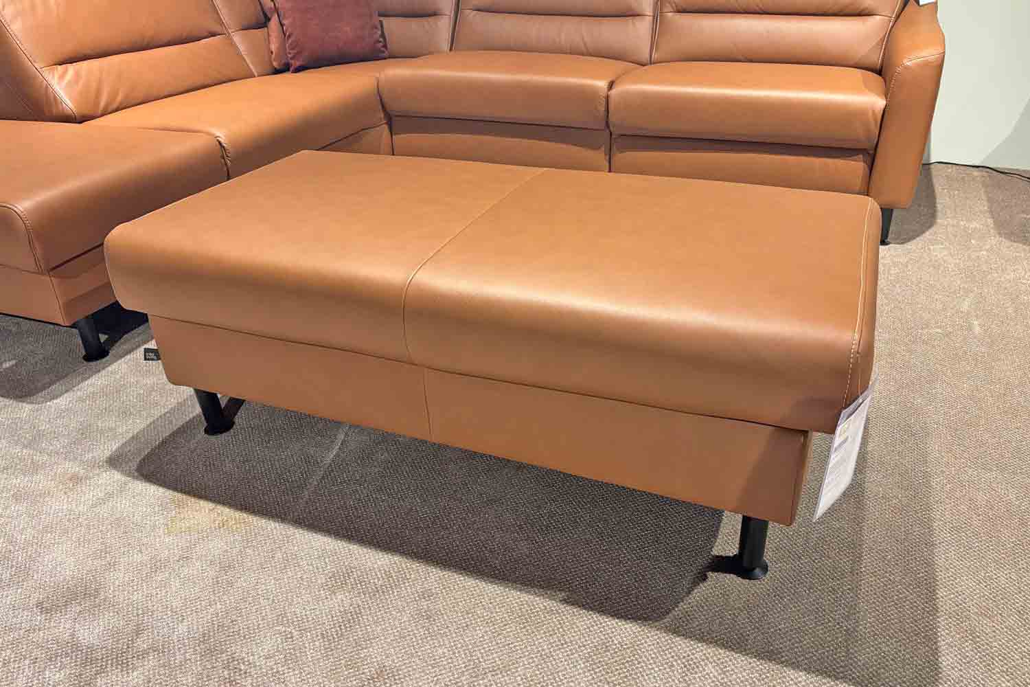 Interliving Ecksofa IL 4355 inkl. Funktionen und Hocker in Leder  