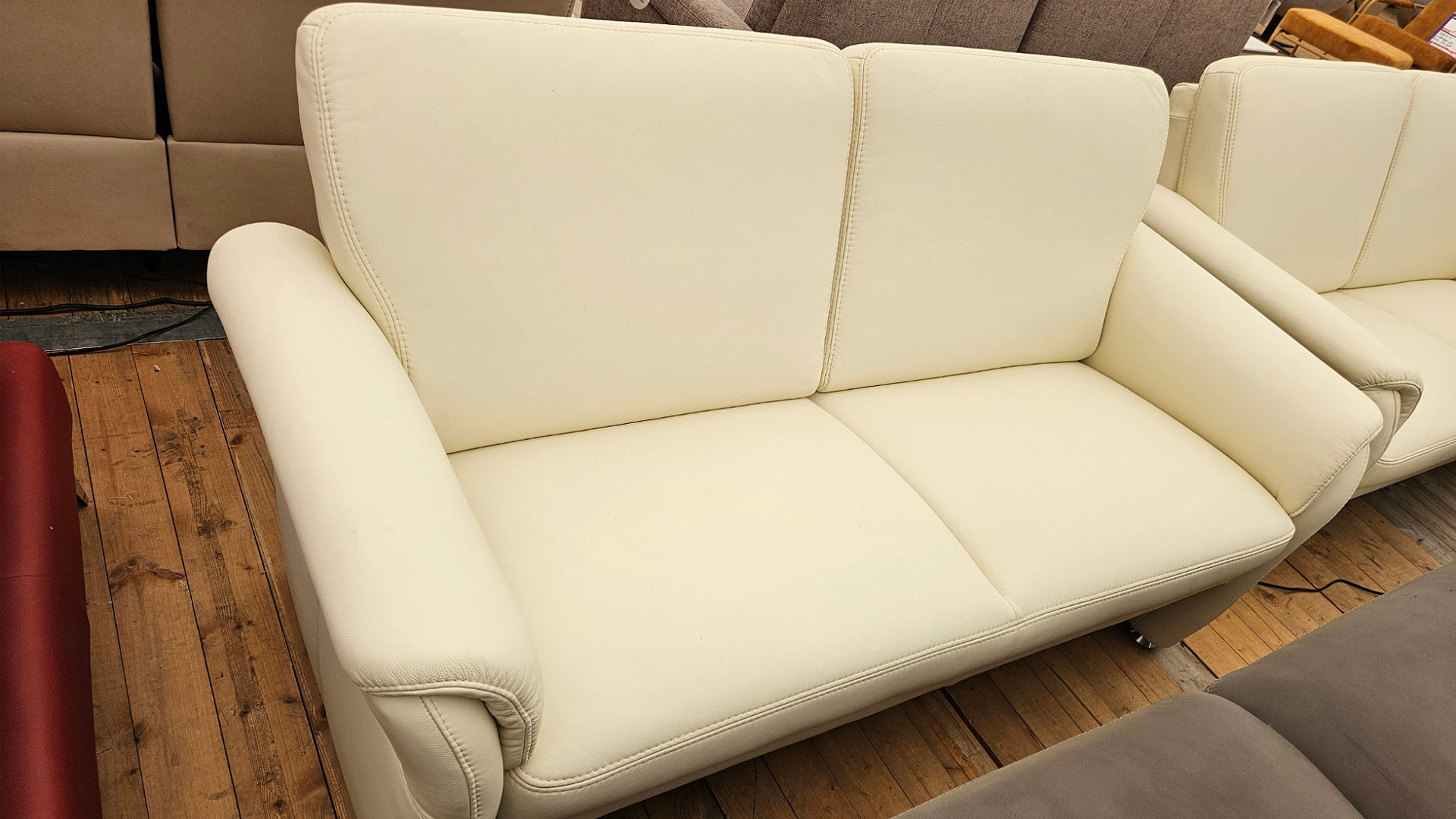 Couchgarnitur in Leder-0764800025-34WW-A