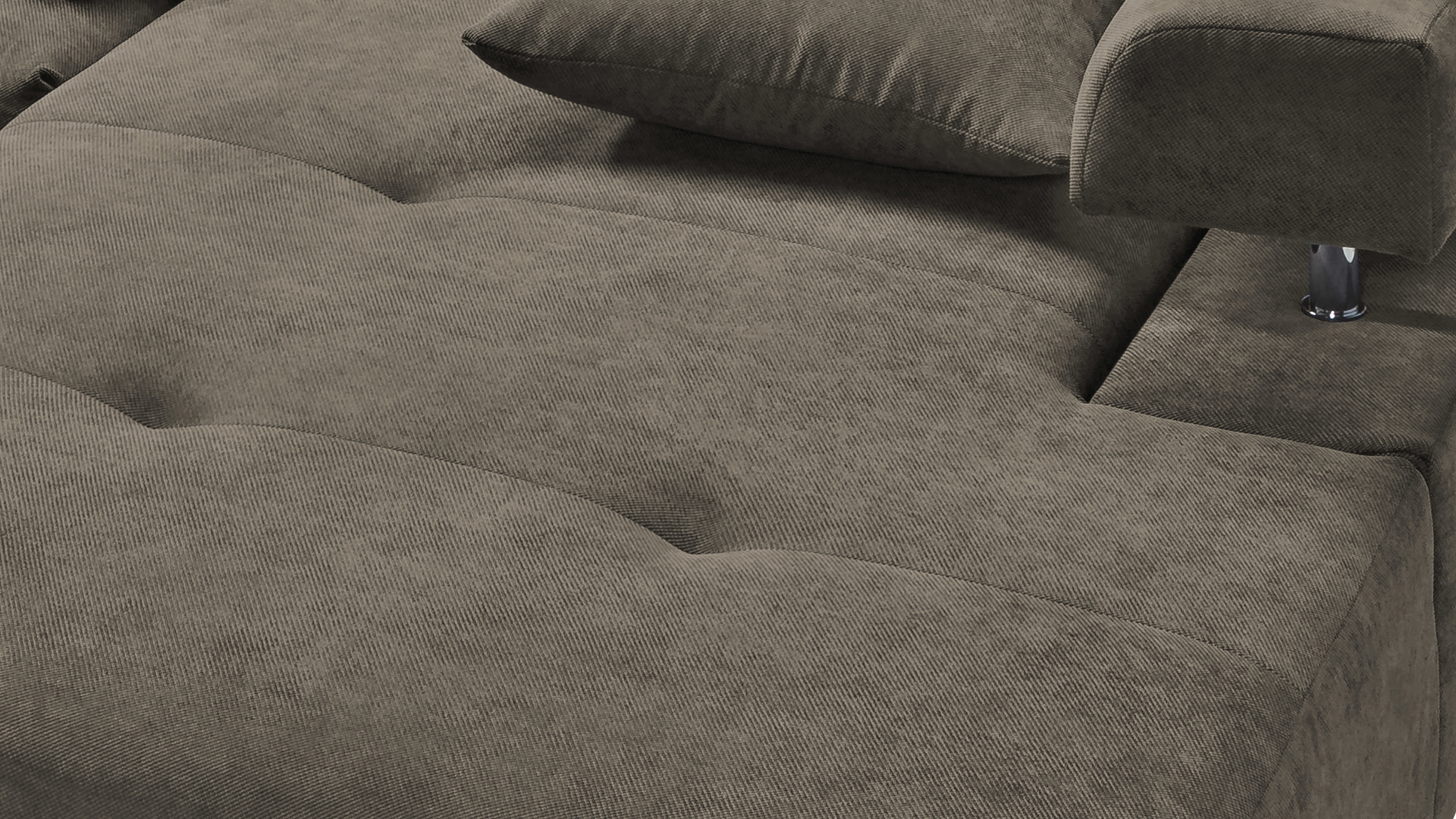 Ecksofa Dream mit motorischer Sitztiefenverstellung in Stoff-06460128WW.8