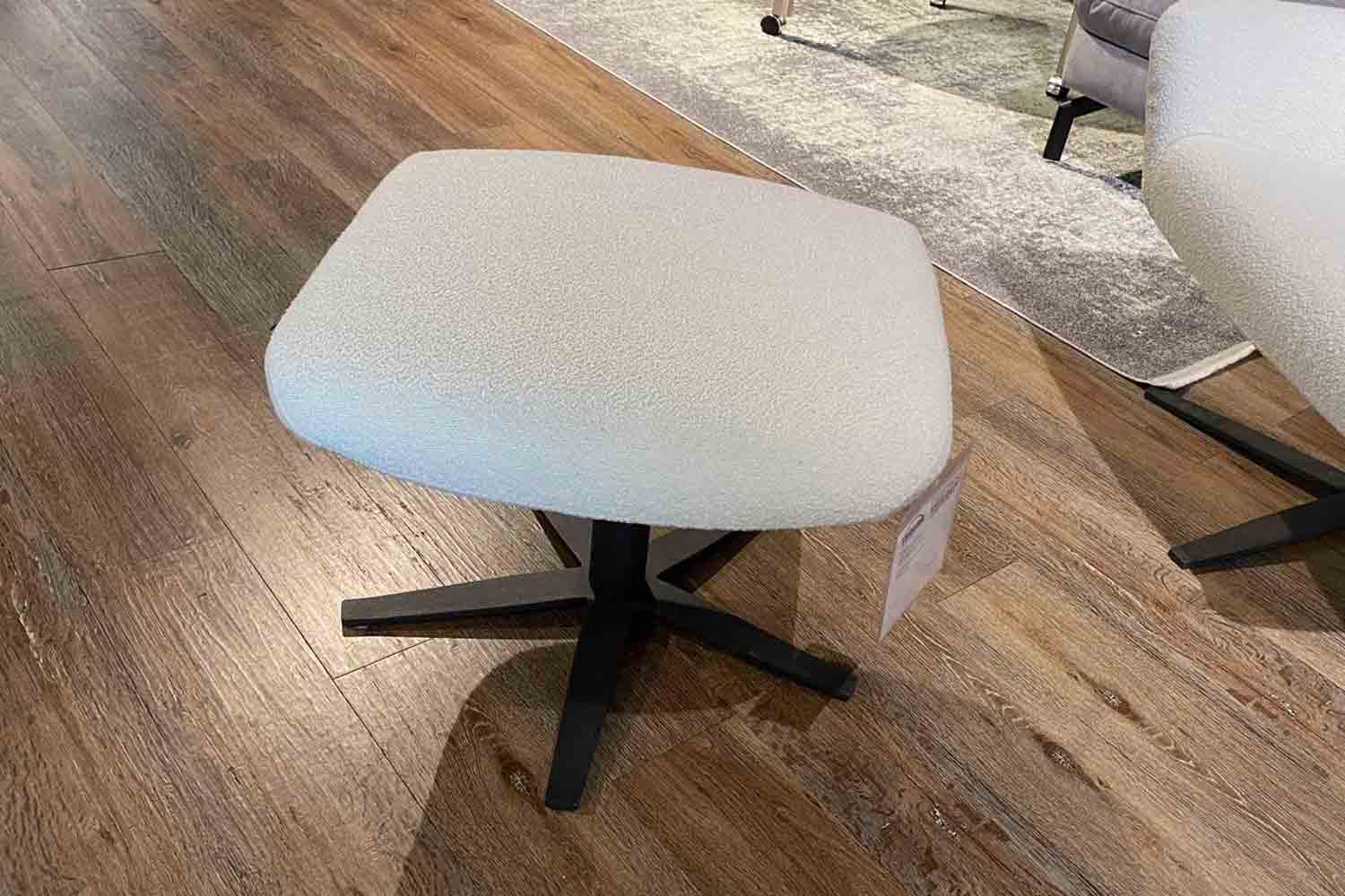 Musterring Match It Sessel mit Hocker in Bouclé