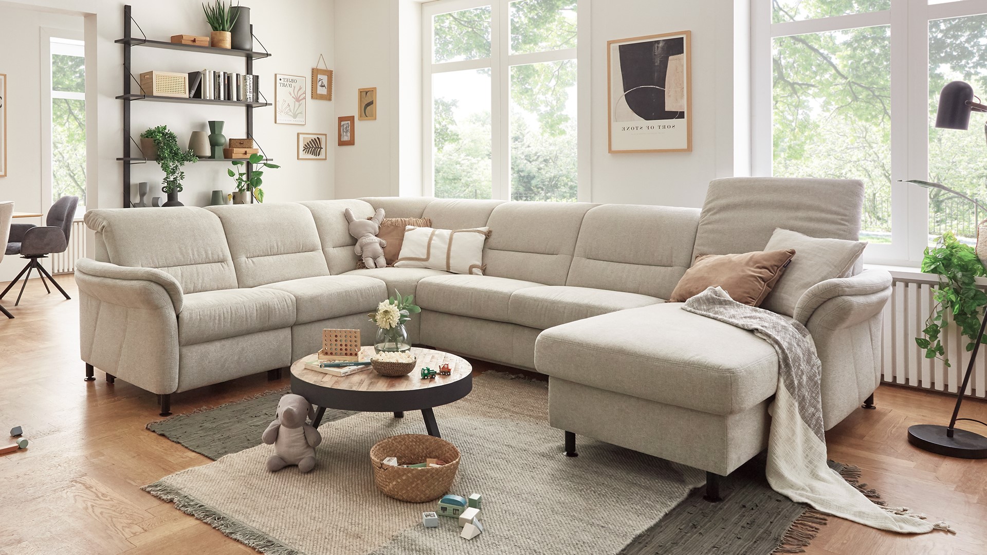 Modulmaster Wohnlandschaft Cosmos High im EcoTouch Stoff Modulmaster Wohnlandschaft Cosmos High im EcoTouch Stoff