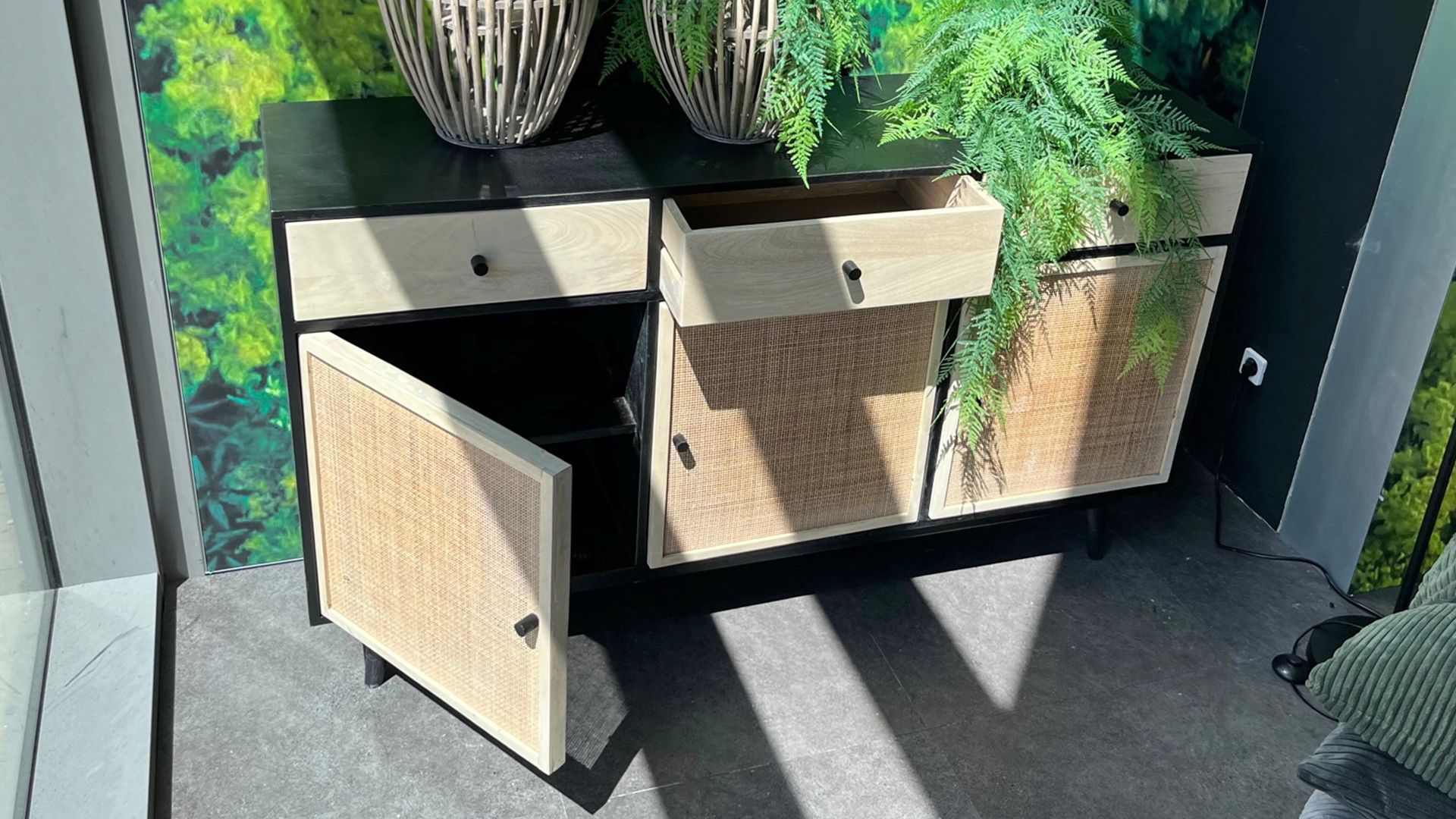 Gutmann Sideboard mit Schubladen und Türen in Holz-0310015600-36WW-A