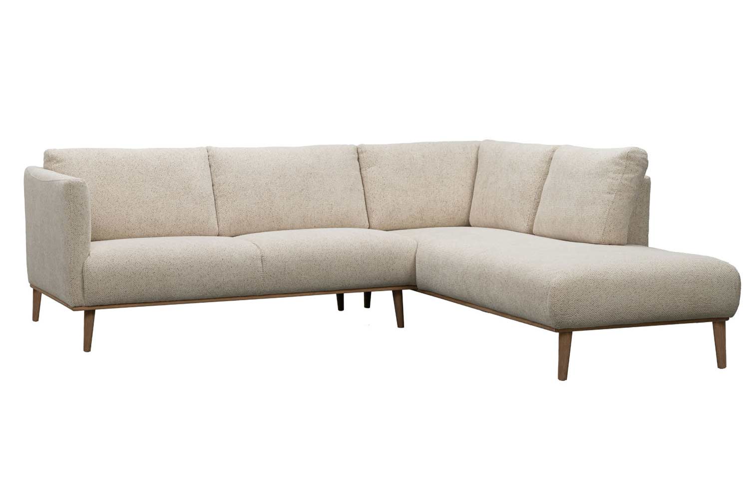 Stoff Ecksofa in trendigen Scandi Style