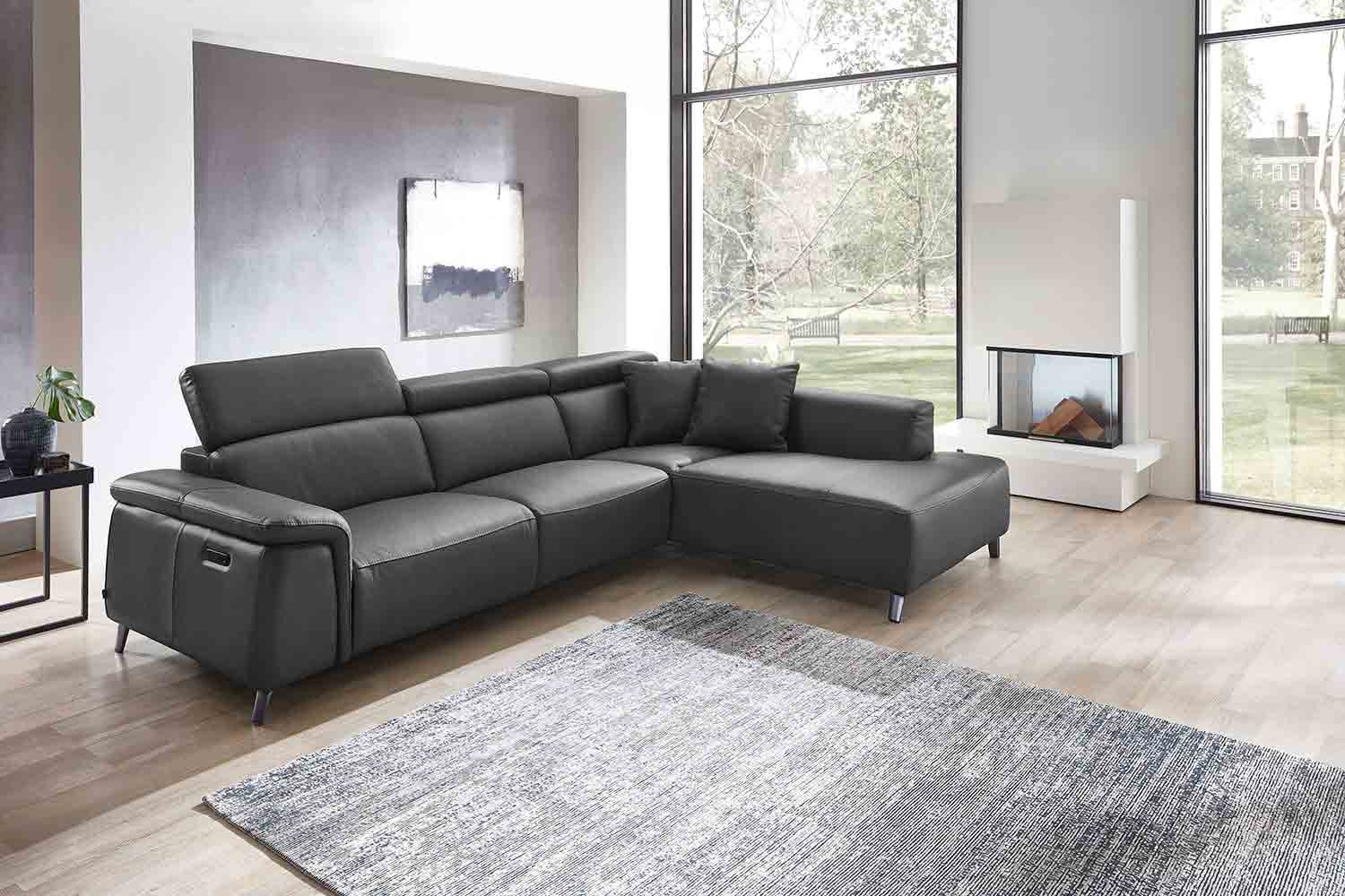Ecksofa Firenze in Leder 