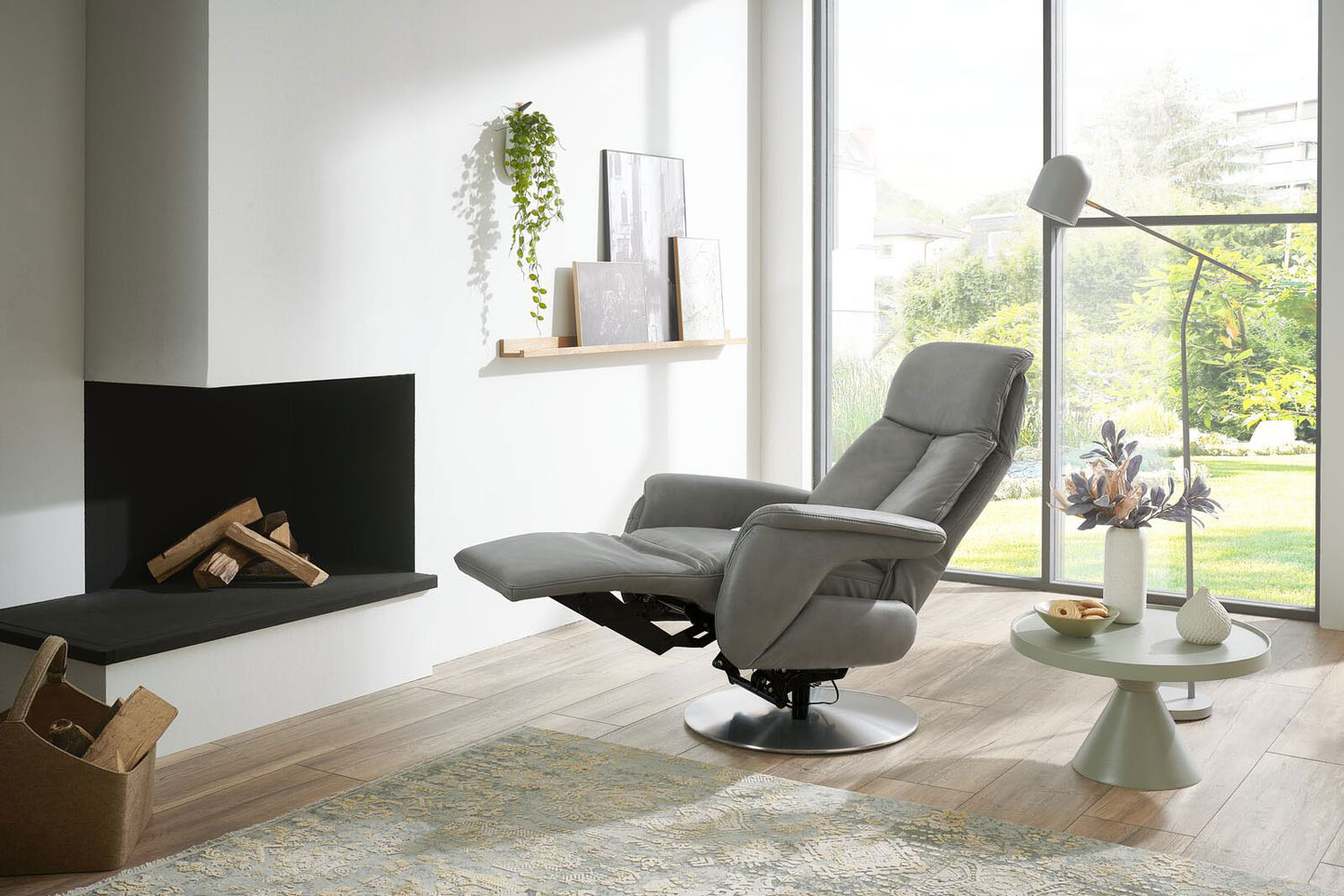 Relaxsessel inkl. manueller Relaxfunktion SmartTouch- Stoff