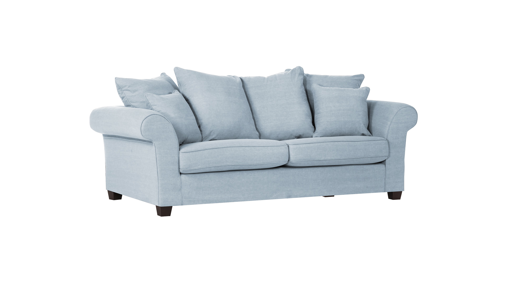Ginger Moon Big Sofa Almelo mit losen Rückenkissen in Stoff-03100391-WW