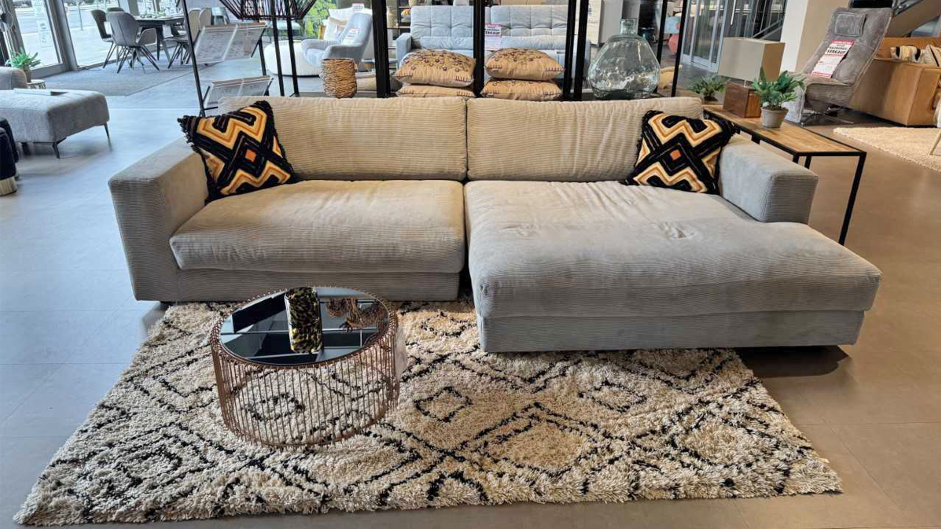 Ecksofa in Trendstoff Cord-0531010100-36WW-A