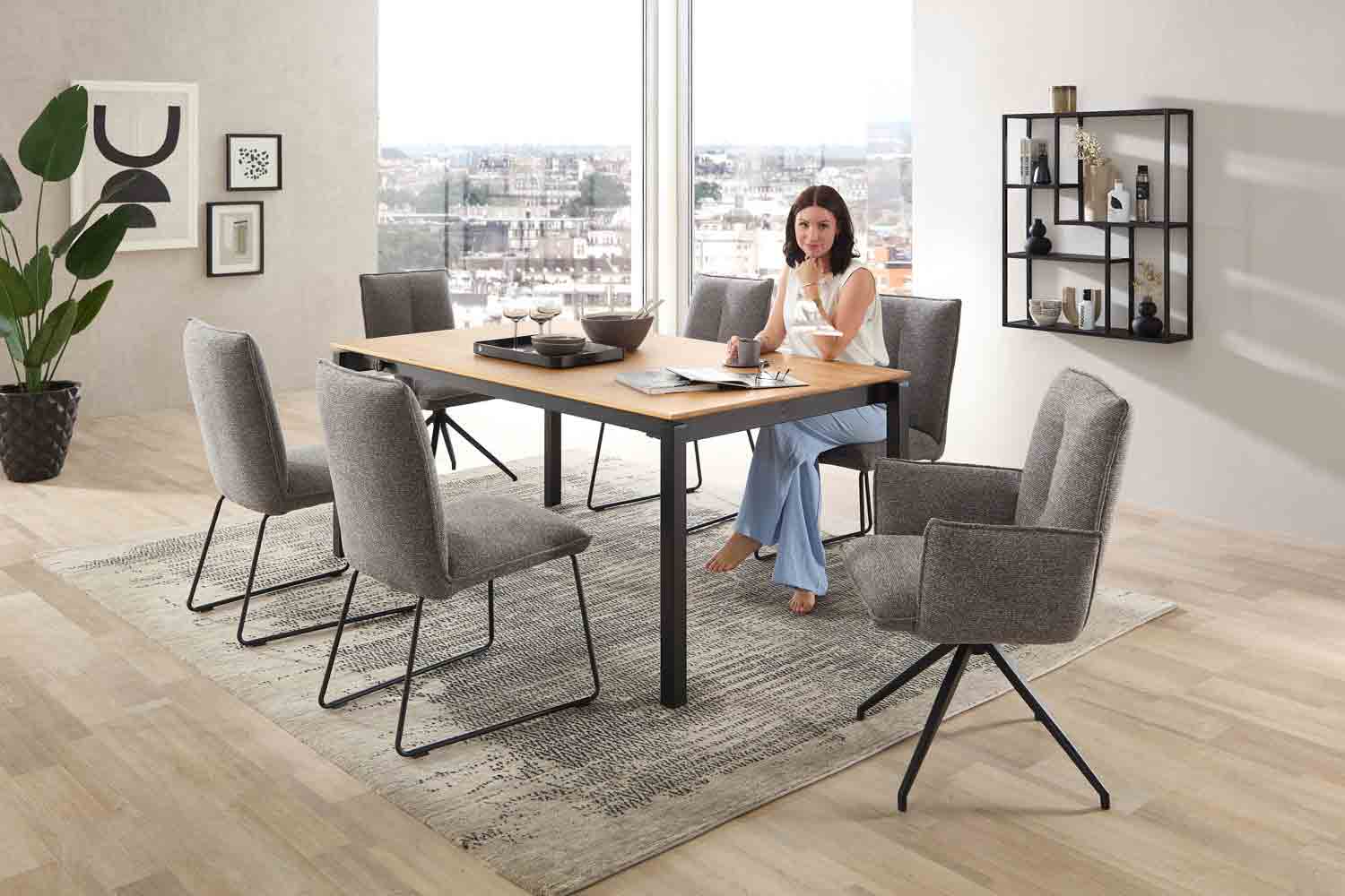 Dining Esszimmerstuhl Coco Frame in Stoff Dining Esszimmerstuhl Coco Frame in Stoff