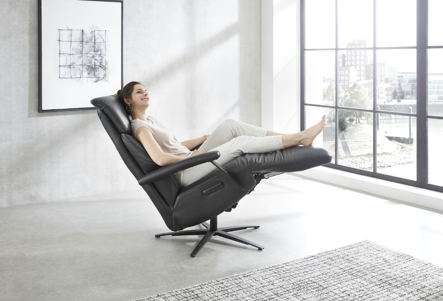 Echt Leder Relaxsessel #341