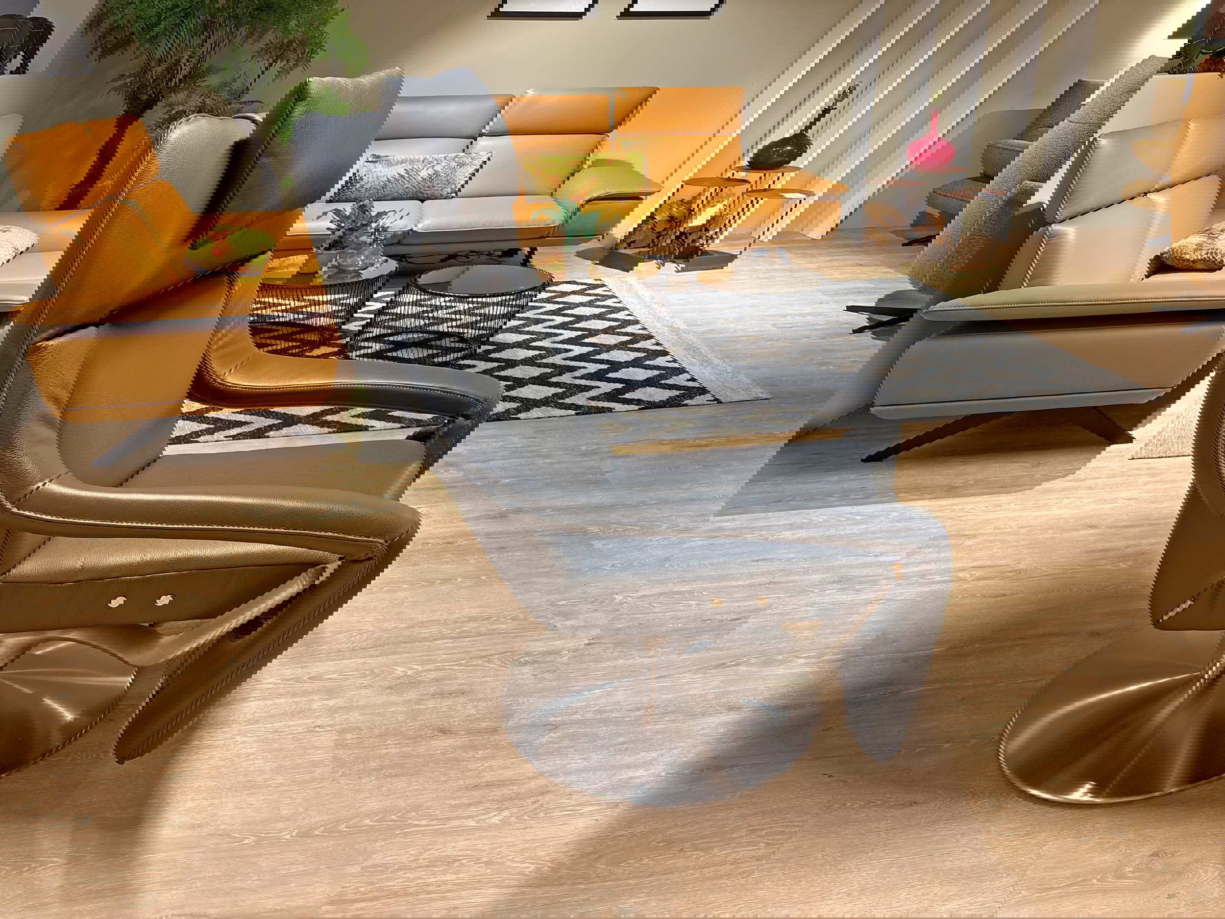 Koinor Relaxsessel mit motorischer Funktion und Akku in Leder-0160026901-40WW-A