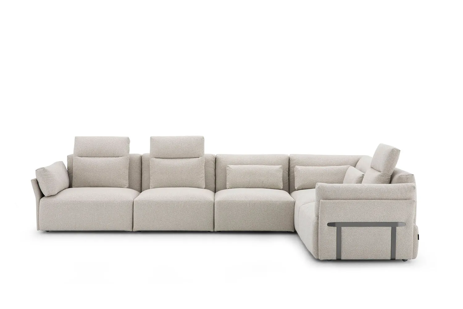 Ecksofa Alessandro inkl. Armteilverstellung Stoff