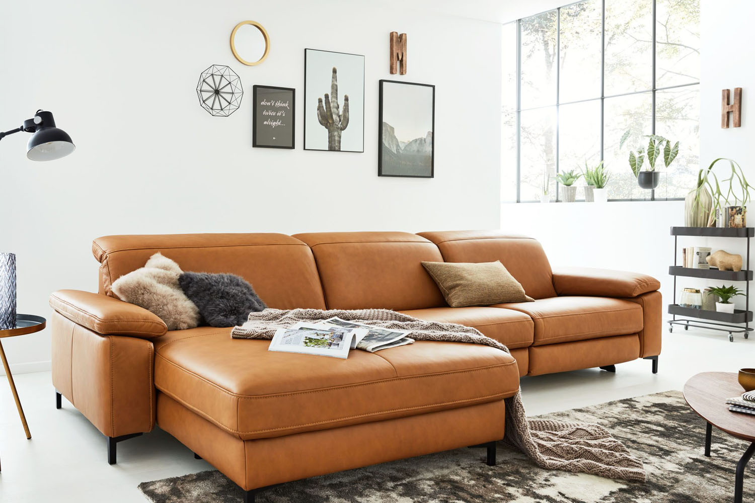 Echt Leder Eckkombination Interliving 4054