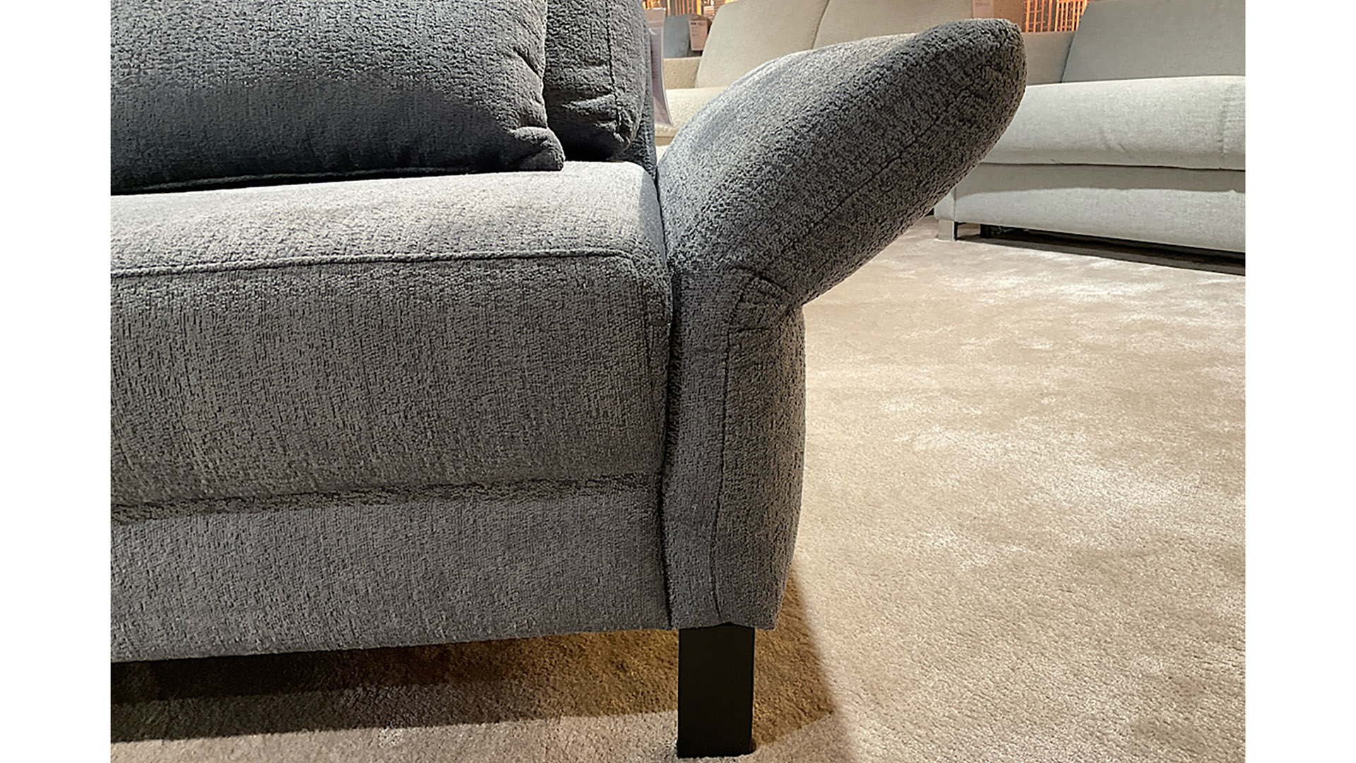 Schlafsofa mit Schlaffunktion und Armteilverstellung in Webstoff-0784014200-40WW-A