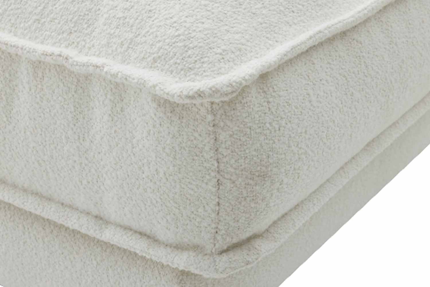 Ecksofa Roomio 4102 in Trendstoff Bouclé 