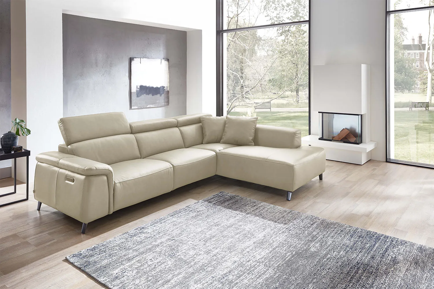 Ecksofa Firenze in Leder 