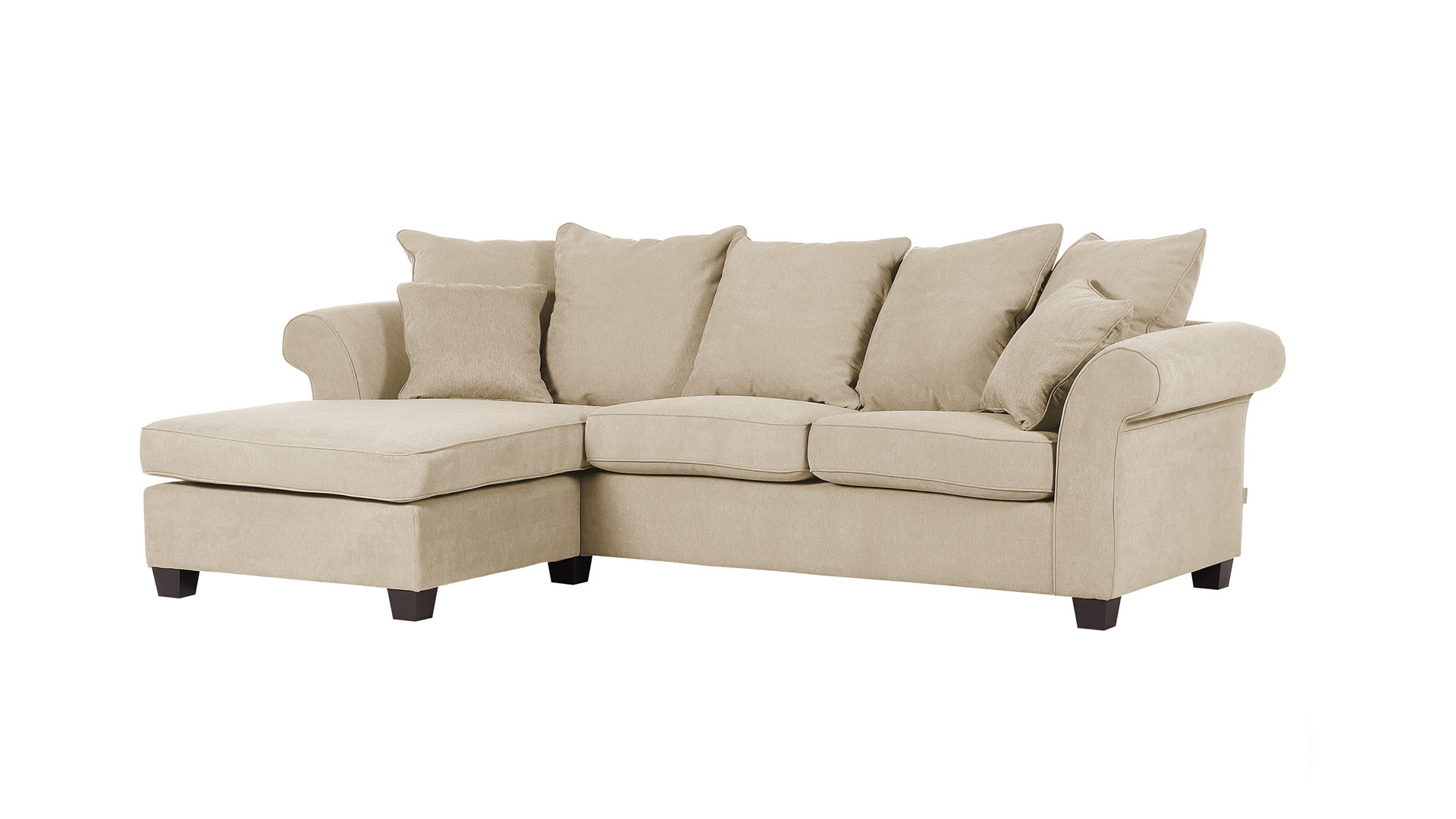 Ginger Moon Ecksofa Almelo mit losen Rückenkissen in Stoff Ginger Moon Ecksofa Almelo mit losen Rückenkissen in Stoff-03100391-EcksofaWW