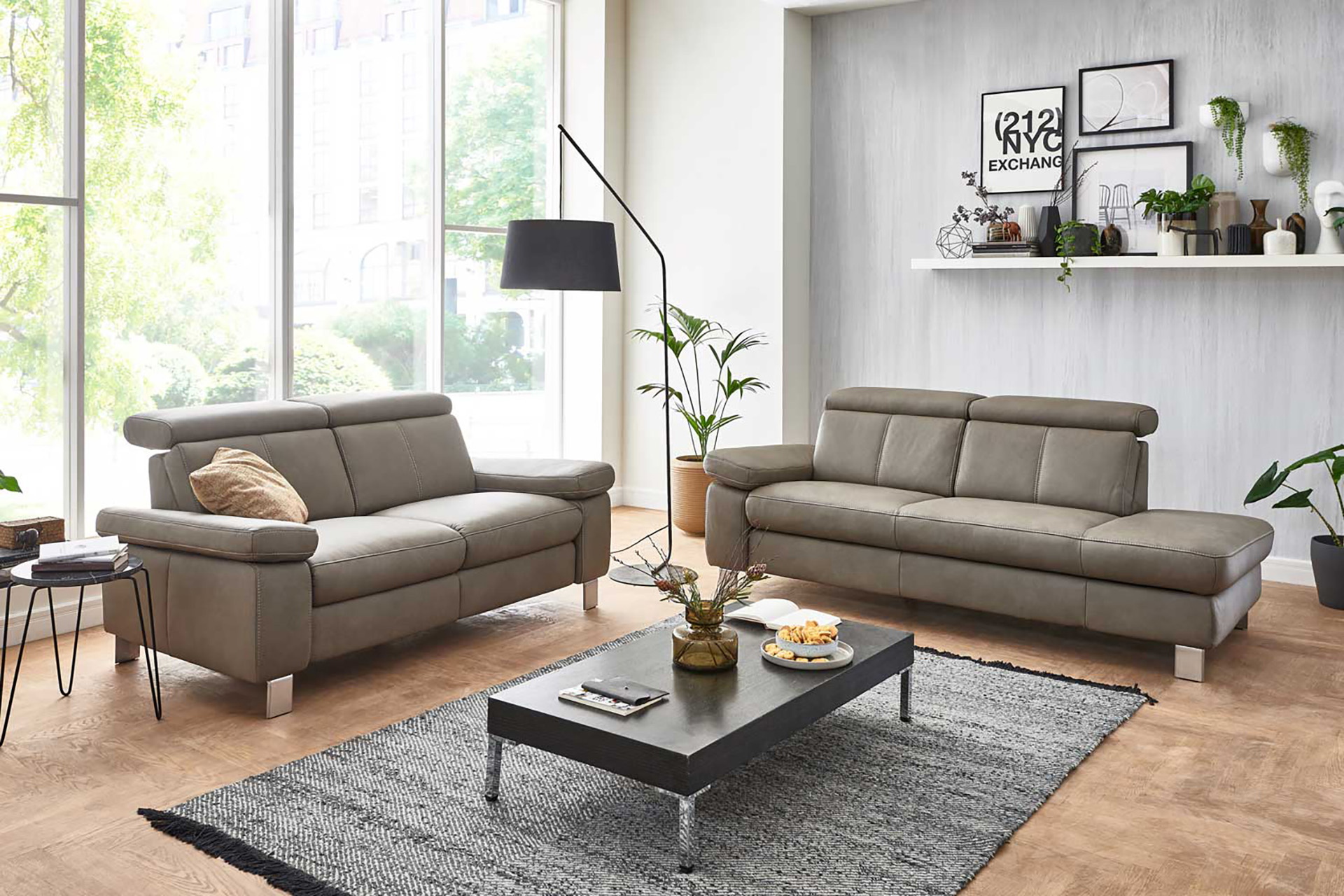Son Vida Leder Couchgarnitur voller möglichkeiten