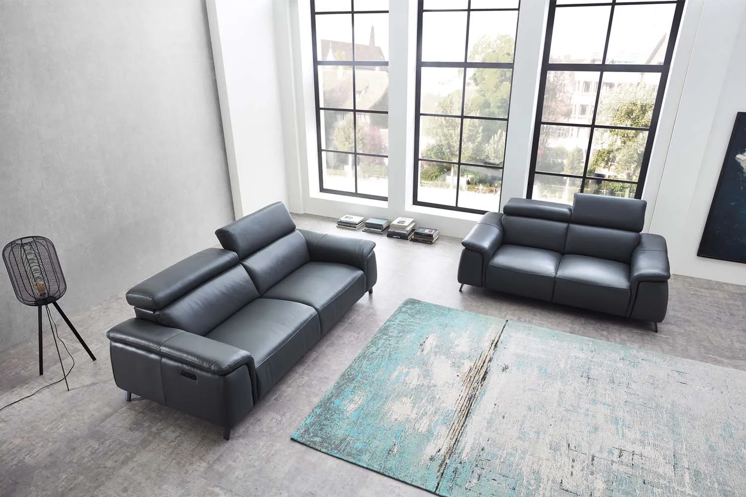 Echt Leder Couchgarnitur Firenze