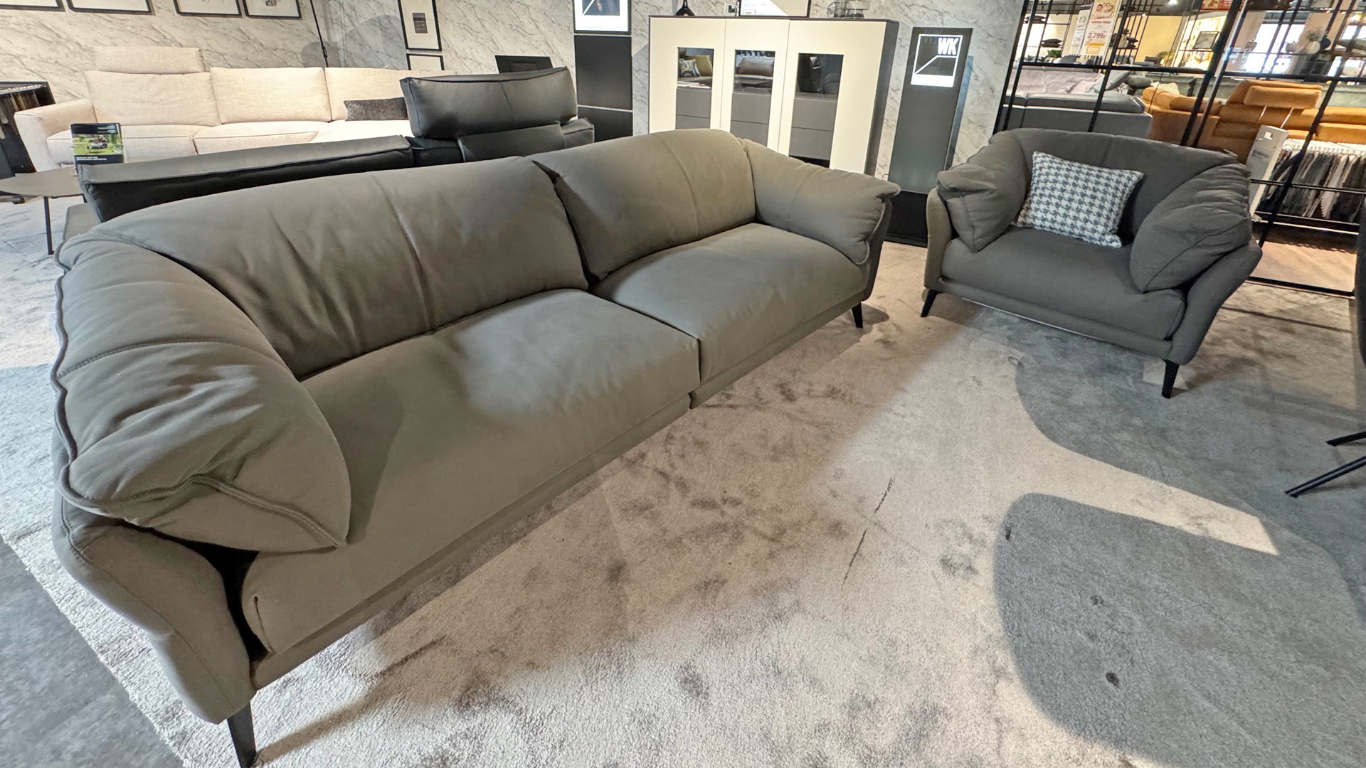  Campo de Fiori Couchgarnitur Francesco in Leder -0596001001-04WW-A