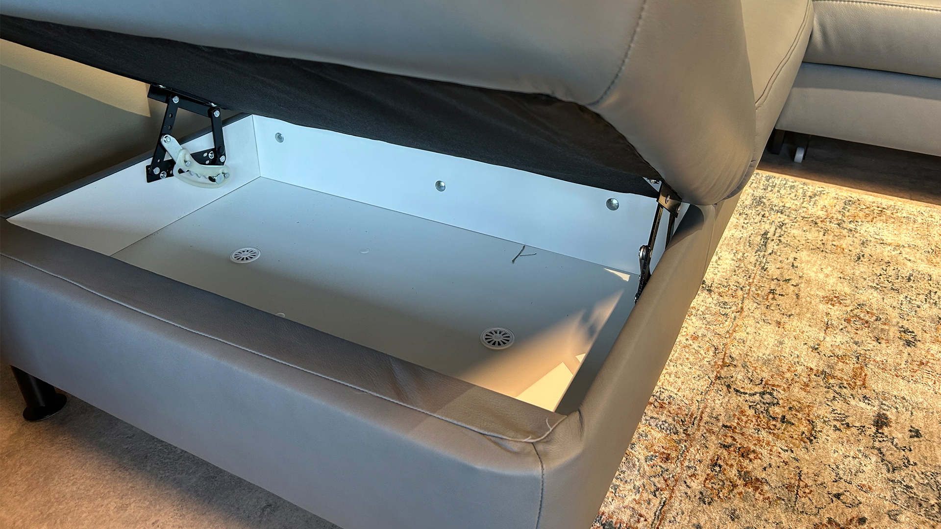 Modulmaster Ecksofa mit vielen Funktionen  in Leder -0775015506-43WW-A