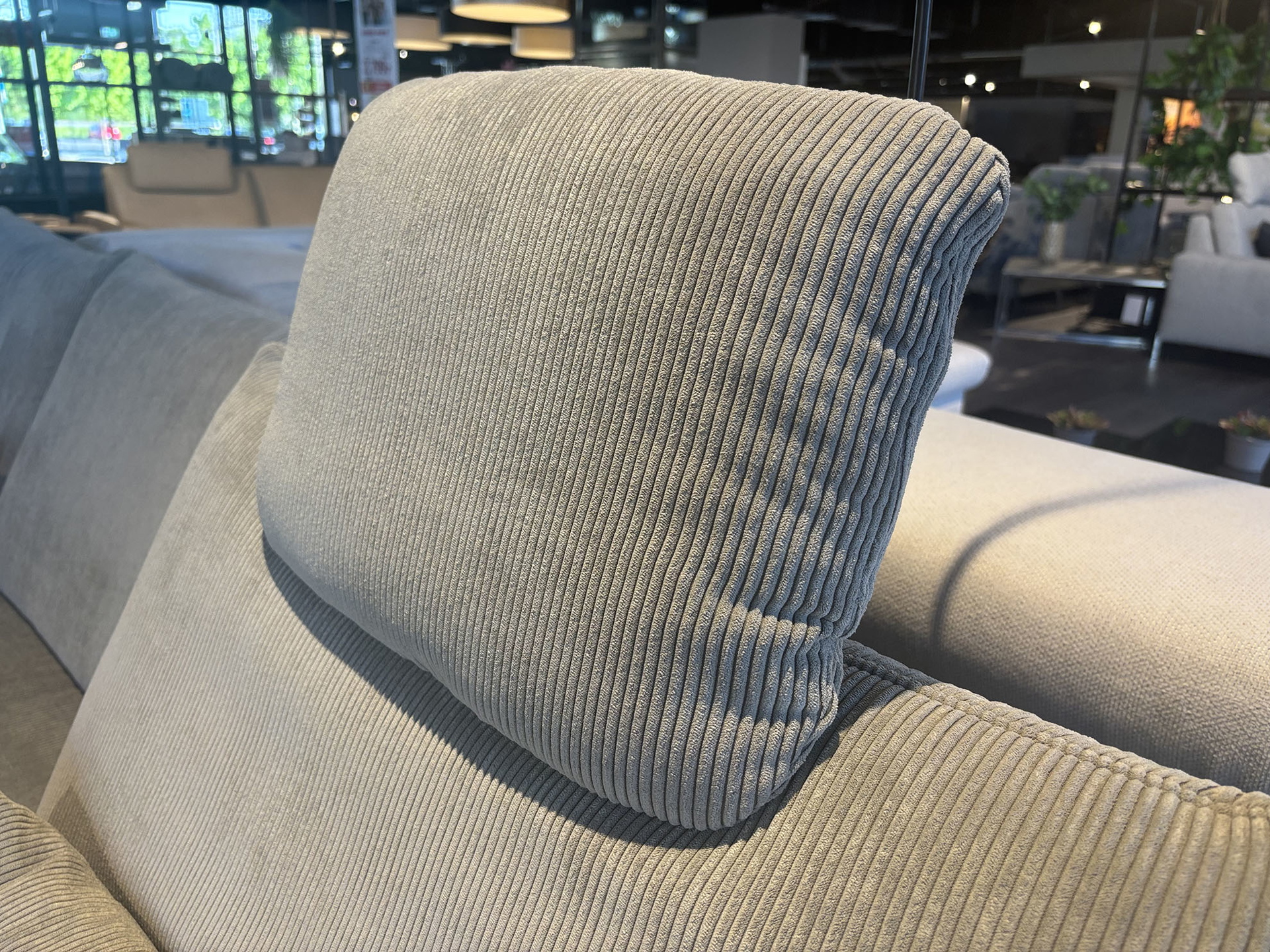 Modulmaster Ecksofa inkl. Sitztiefenverstellung in Trendstoff Cord-0126031000-15WW-A