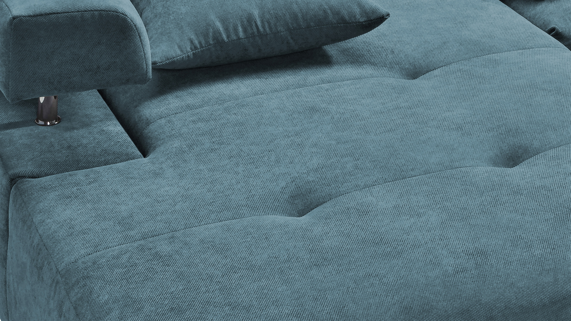Ecksofa Dream mit motorischer Sitztiefenverstellung in Stoff-06460128WW