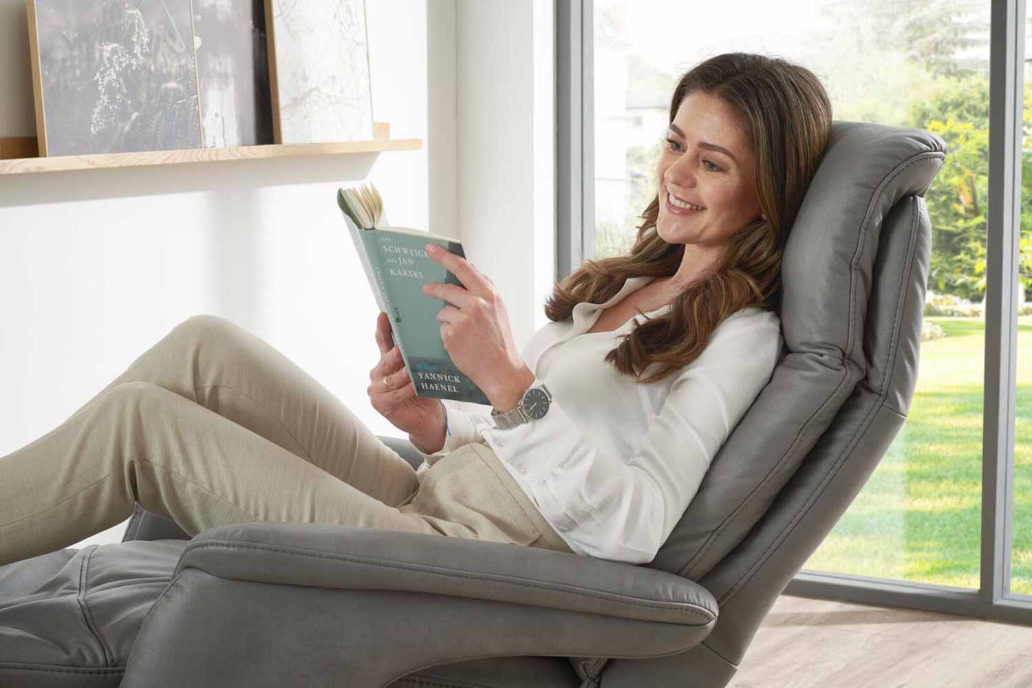 Relaxsessel inkl. Relaxfunktion in Leder