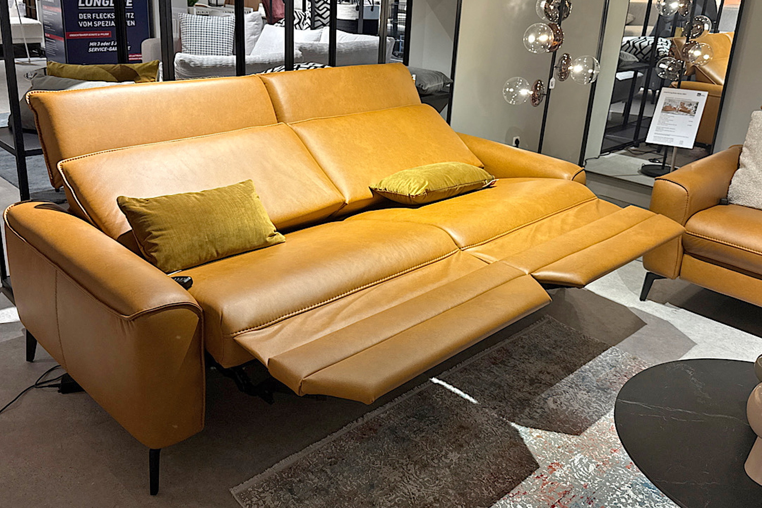 Interliving Couchgarnitur mit motorischer Funktion in Leder-0195002401-45WW-A