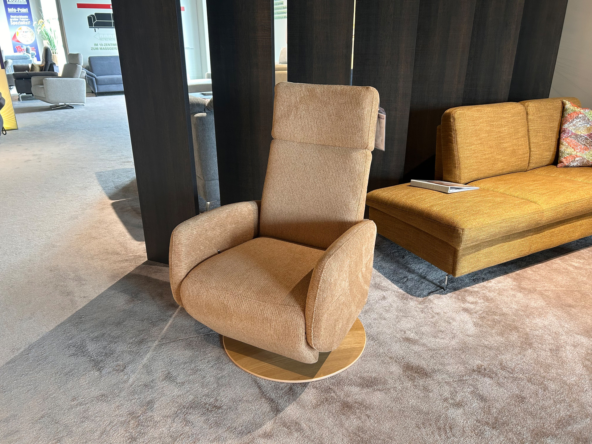 Relaxsessel inkl. manueller Relaxfunktion in Stoff -0744000801-35WW-A