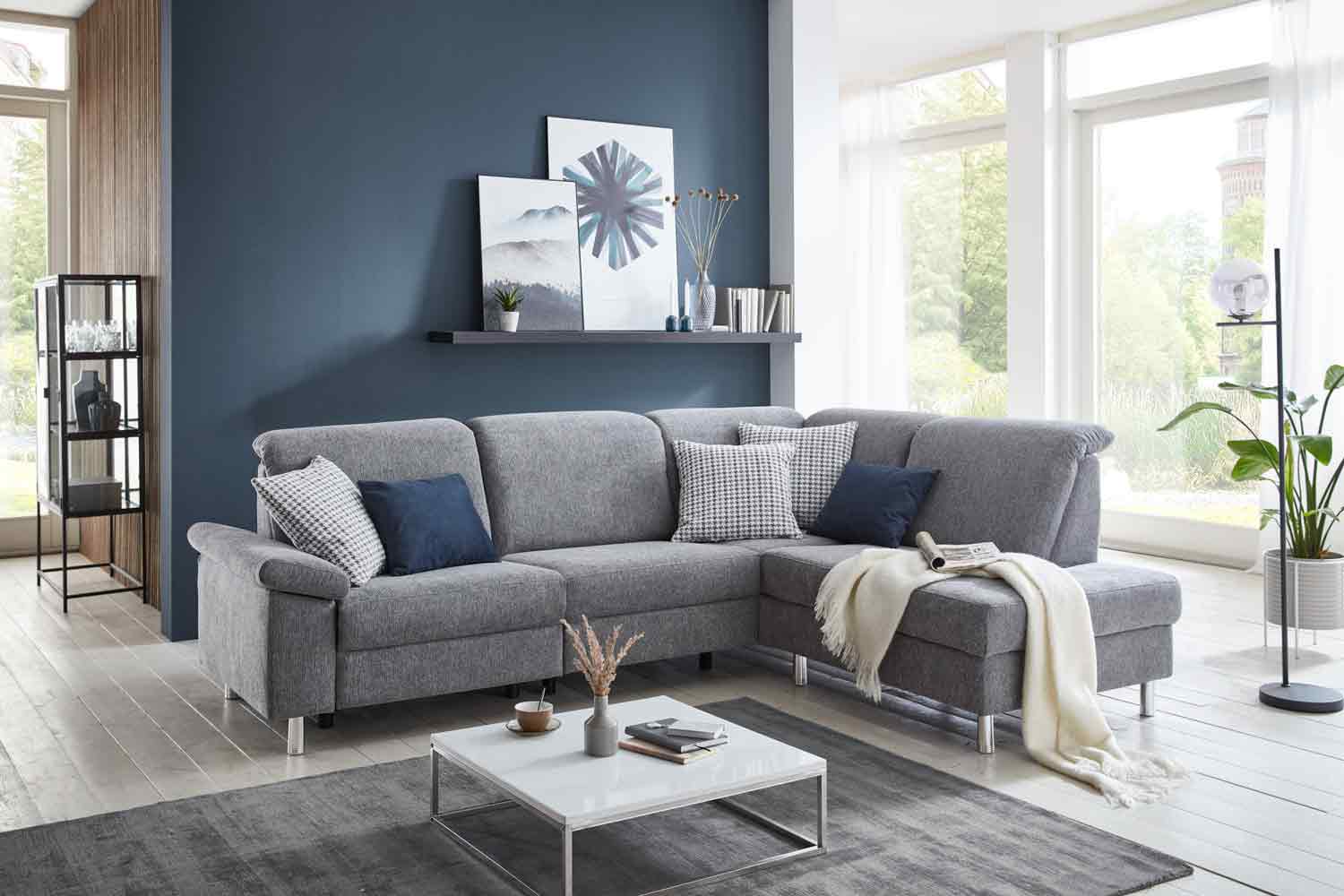 Stoff Ecksofa L-Form 