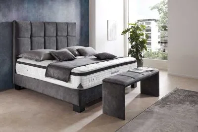 Gausmann Boxspringbett Quadroo 180x200cm inkl. Wendematratze